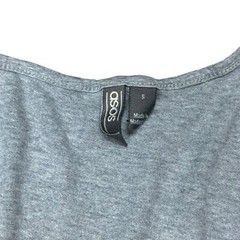 ASOS Mens Light Heather Gray Gym Beach Tank Top Shirt Size Small