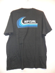 Rip Curl Men’s S/S Pocket T-Shirt – SURF REVIVAL WAVE – Black – XLarge – NWT