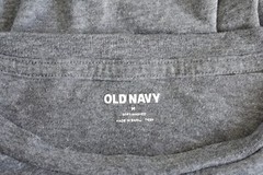 Men’s Old Navy Soft-Washed Crewneck T-Shirt Pocket MEDIUM Gray PRE-OWNED