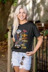 Las Vegas Strip Nevada Blackjack Jackpot Womens or Mens Crewneck T Shirt Tee
