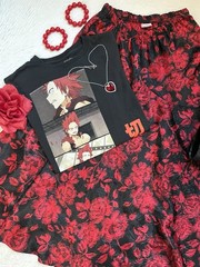 Unisex My hero academia Kirishima red riot panel graphic anime Short Sleeve tee