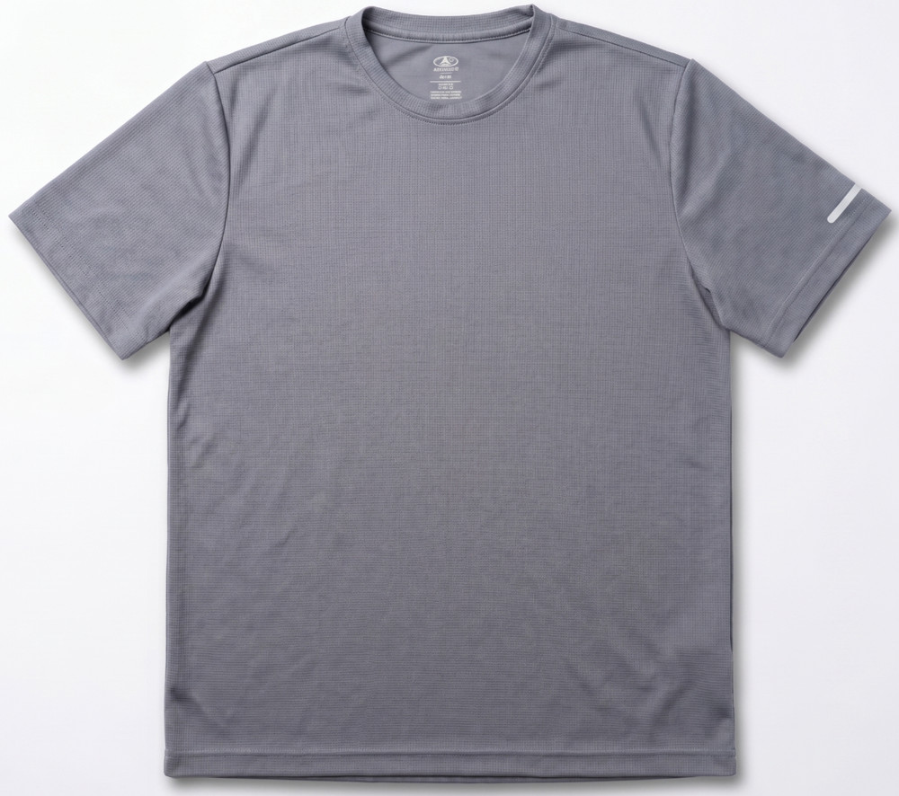 MEN’S ACTIVEWEAR SHIRT: Athletic Works DriWorks Training Gym Gray MEDIUM M