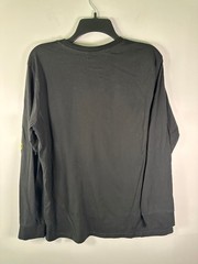Hollywood T-Shirt Mens XL NASA Astronaut Long Sleeve Black Graphic Tee NASA Logo