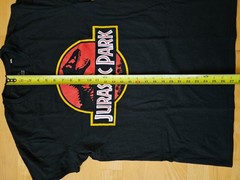 Jurassic World Park Graphic T-Shirt Tee Mens Large Black Short Sleeve Cotton