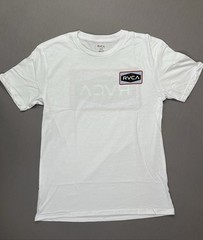 RVCA Mens Happy Hour Graphic Short Sleeve T Shirt White Sz L
