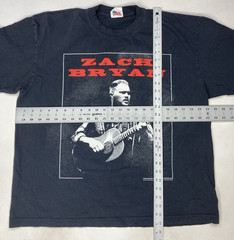 Zach Bryan Quittin Time Tour 2024 Graphic T-shirt Men XL Black Music