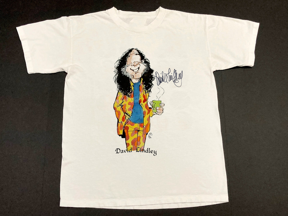 Retro Signature I Miss David Lindley Music Shirt Cute White Unisex S-5XL