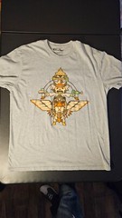 Rick And Morty Box Lunch Mens 2XL Gray Shirt Bird Person Squanchy Adult Swim