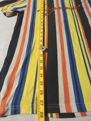 Y2K Mecca Mens XL Legend Stripped Multicolor Tshirt