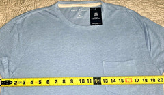 NEW LUCKY BRAND, MENS MEDIUM, LINEN-BLEND SHORT-SLEEVE POCKET🪩SHIRT-MSRP $44.50