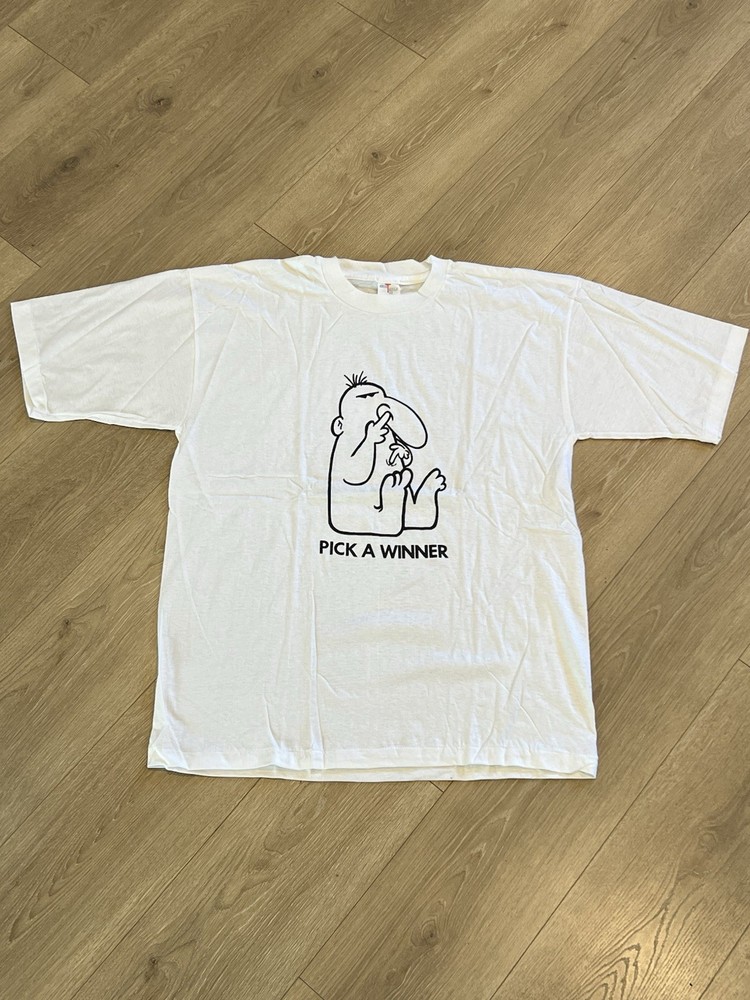 Vtg Pick A Winner Single Stitch Shirt Sz XL
