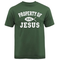 Property of Jesus Christ Christian Religious God Bible Church Graphic T-shirt