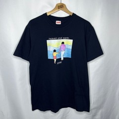 FW19 2019 Supreme NYC Heaven and Earth Tee in Navy Blue M