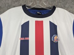 Costa Rica Soccer Shirt Mens Medium Blue White Red Federacion Futbol Jersey Tee