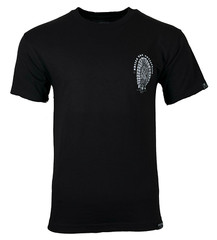 Sullen Men’s T-shirt HR SPANKS NIGHTMARE Jet Black Tattoo Skull Premium Quality