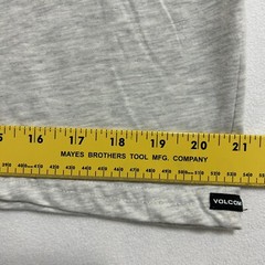 Volcom Modern Fit T-shirt Men M Gray Stoney Fill Graphic Logo True To This