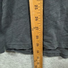 Marine Layer Mens XL Gray Cotton Henley Long Sleeve Shirt Elbow Patches