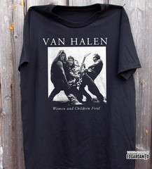 Van Halen Women And Children First Album Graphic T-Shirt S-5XL