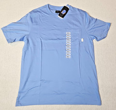 Tee Shirt Blue Greg Norman Pocket Short Sleeve Men’s Size Small NEW