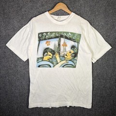 Vintage Herman Brood Shirt Large 90s Music Abstract Portrait Jet Up A Rock Blues