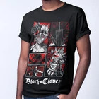 Black Clover Asta Yuno Anime Manga Tshirt Anime Manga Black Shirt All Size