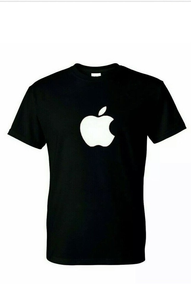 New Apple Logo T Shirt Apple New Shirt Unisex S-XL Sizes 9-Colors Cotton T-Shirt