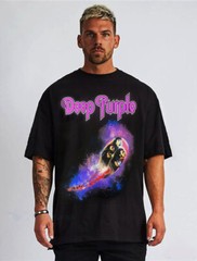 DEEP PURPLE FIREBALL HARD ROCK BLACK T SHIRTS MEN’S SIZES