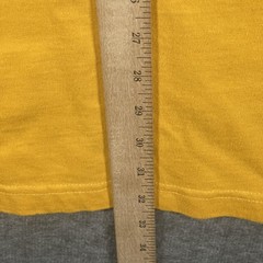 Mecca USA Shirt Mens XL Yellow Graphic Patch Raglan Streetwear 100% Cotton