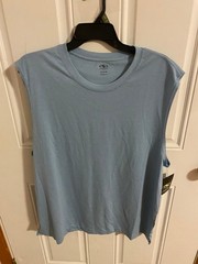 BRAND NEW MEN’S SIZE XL ATHLETIC WORKS AQUA JASPER HEATHER MUSCLE TANK TOP