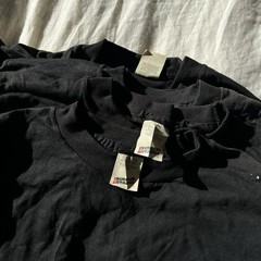 VTG Lot of 12 Screen Stars Blank 9Black 3Navy Small Single Stitch T-Shirts ‘80s