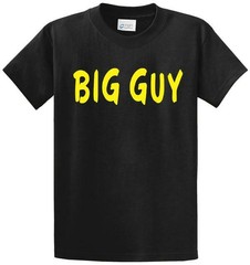 BIG GUY Cotton Printed Tee Shirt Regular and Big and Tall Sizes