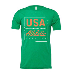 USA Athletic Premium Unisex Graphic T Shirt Modern Sports Shirt For Men And Wome