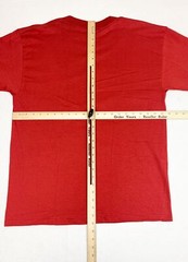 Vintage 90s Changes Santa T-Shirt Large Red Burgundy Single Stitch 1999