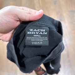 Zach Bryan Shirt Mens S Washed Black Burn Burn World Tour 2023 Graphic Concert