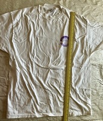 T Shirt Tee XL Single Stitch White 11th Annual Street Rods Forever Double Sided