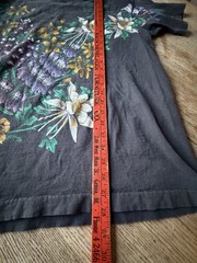 Vtg Nature Yosemite National Park 90s wild flowers AOP mens L