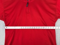 Easton Shirt Adult Large Red 1/4 Zip Baseball Sport Warmup Waist Drawstring