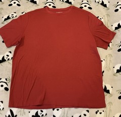Croft & Barrow Men’s T-Shirt Size 2XL Red Ribbed Short Sleeve