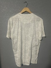 Hollister Men’s White All-Over Paisley Bandana Print Crewneck T-Shirt