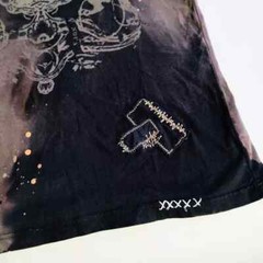 Rebel Spirit T Shirt Men’s XXL Black White Grey Gold Royal Skull Streetwear Used