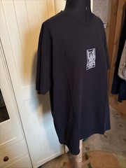 URBAN OUTFITTERS Oversized Men’s T Shirt Size M Washed Black Justice Tarot Logo