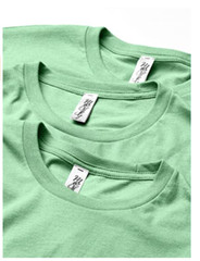 Marky G N6210 3-Pack Men’s CVC Crew-Neck Short Sleeve T-Shirt, Apple Green, 3XL