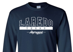 Laredo Texas State T-Shirt Long Sleeve Graphic Tees Unisex Apparel