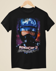 Robocop Collection – Movie Poster inspired Unisex Black T-Shirts