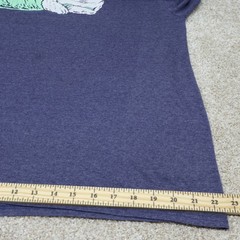 Delta Pro Weight Graphic T Shirt Large Blue Cat-Fish Print (see photo)