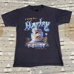 Vtg 80s Harley Davidson Shirt 3d Emblem Own A Harley … Medium
