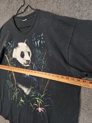 Vintage Liquid Blue Panda Shirt Men’s 2XL Double Side AOP Panda Bear 1999 1990s