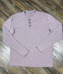 Free Fly Bamboo Performance Henley Long Sleeve Shirt Red Men’s Size Medium