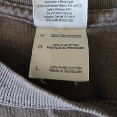 VTG Gildan Mens T-Shirt L Gray Cotton The New American Victory Motorcycles