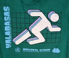 Mens VALABASAS VINTAGE WELLNESS T Shirt Green Size XSmall